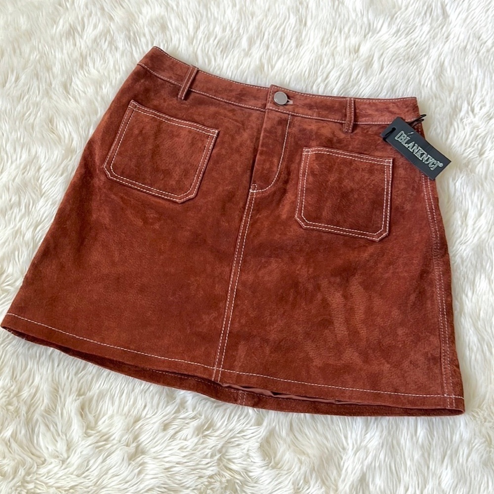 Leather Mini Skirt